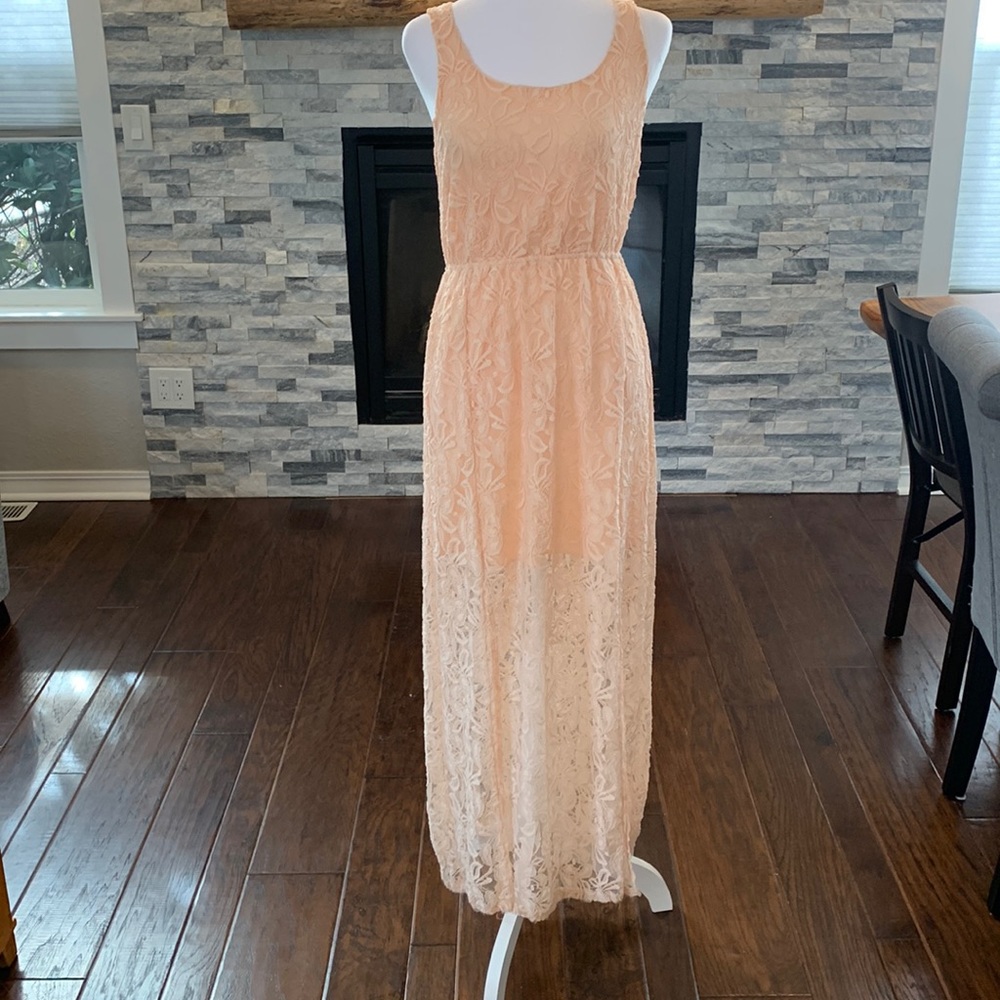 Alta blush lace dress size S